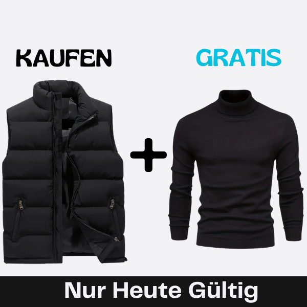 Weste + GRATIS Pullover (RÄUMUNGSVERKAUF)