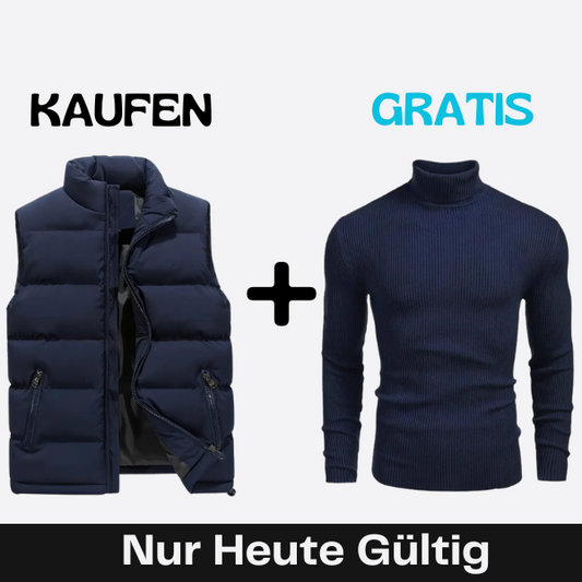 Weste + GRATIS Pullover (RÄUMUNGSVERKAUF)